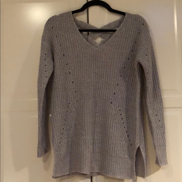 Gorgeous grey sweater with detailing XS EUC - Picture 1 of 5